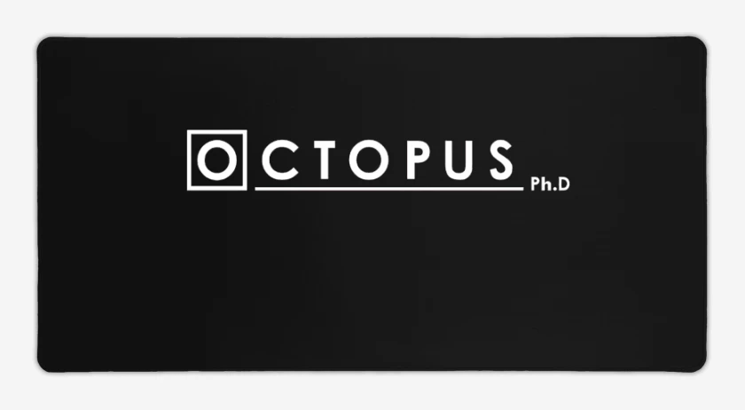 Mouse pad Gamer Negro de Doctor octopus 1