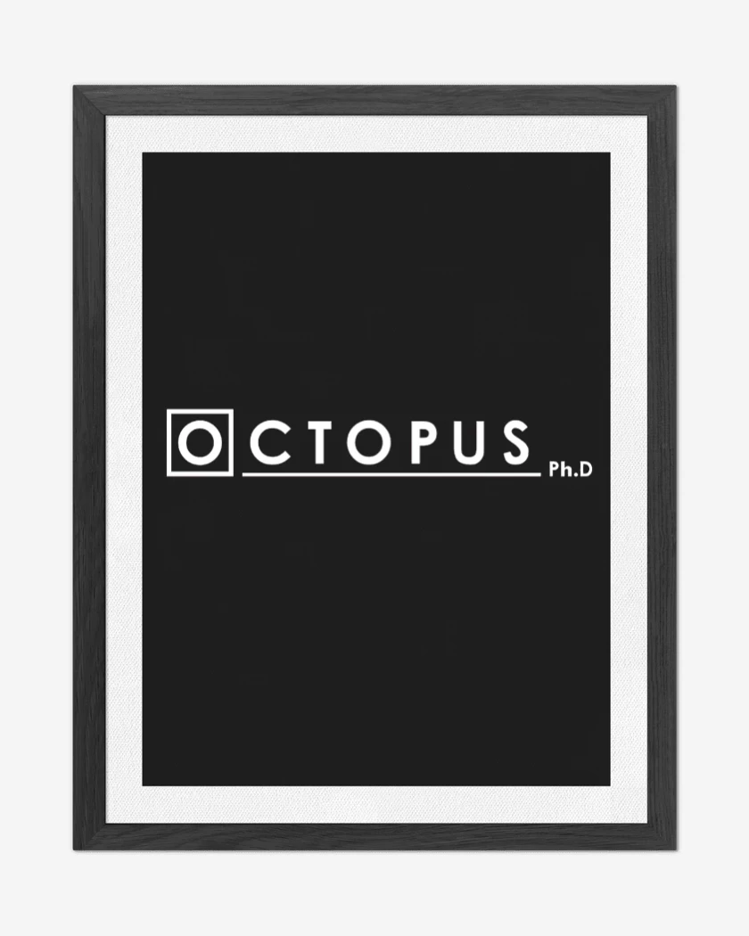 Cuadro decorativo Negro de Doctor octopus 1