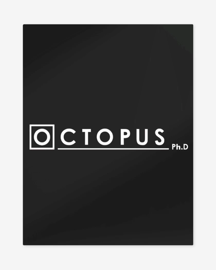 Print metalico Negro de Doctor octopus 1