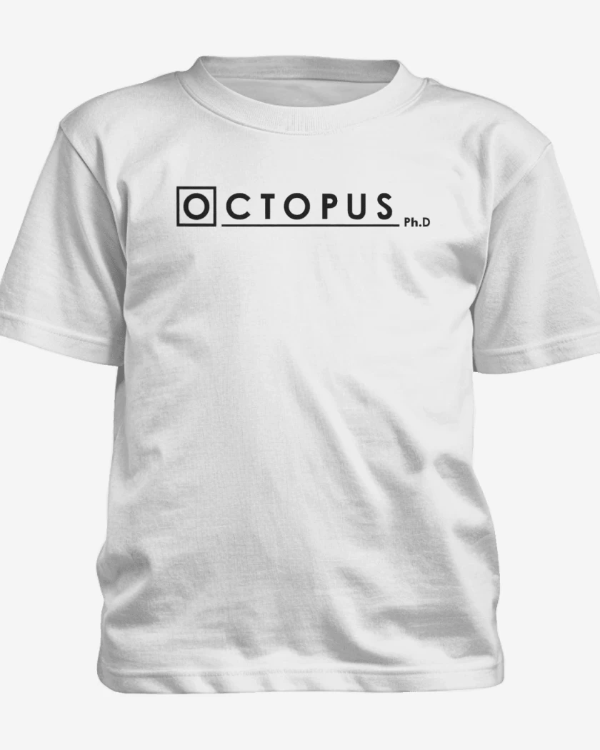 Polera de niño Blanco de doctor octopus 2