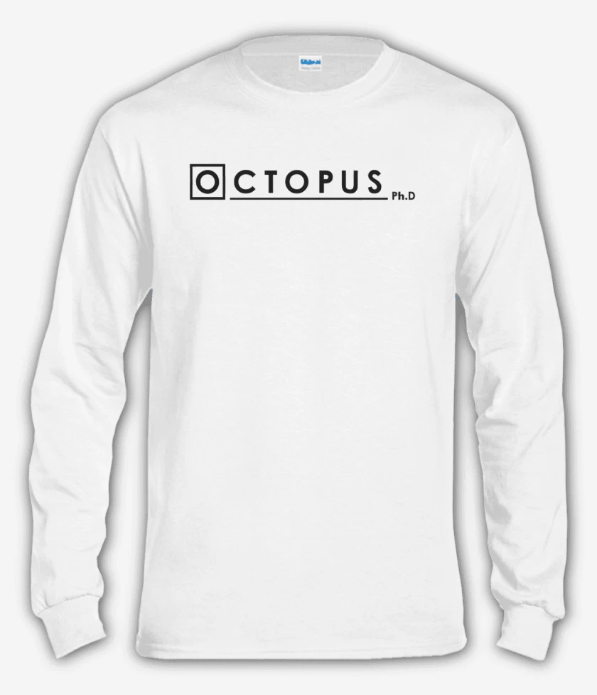Polera manga larga Blanco de doctor octopus 2