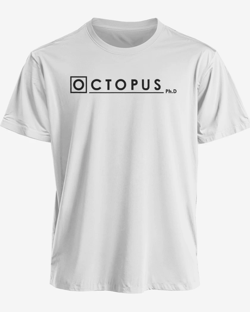 Polera premium Blanco de doctor octopus 2