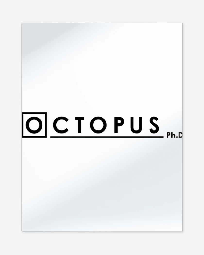 Print metalico Blanco de doctor octopus 2