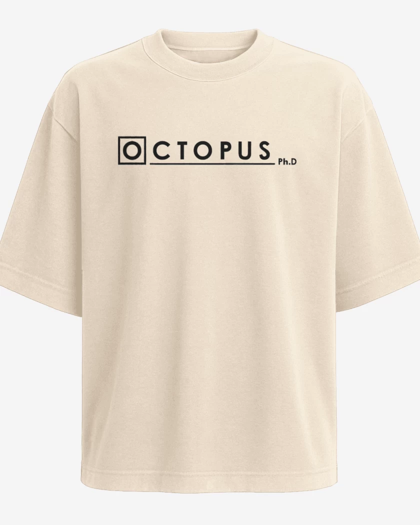 Polera Oversize Beige de doctor octopus 2