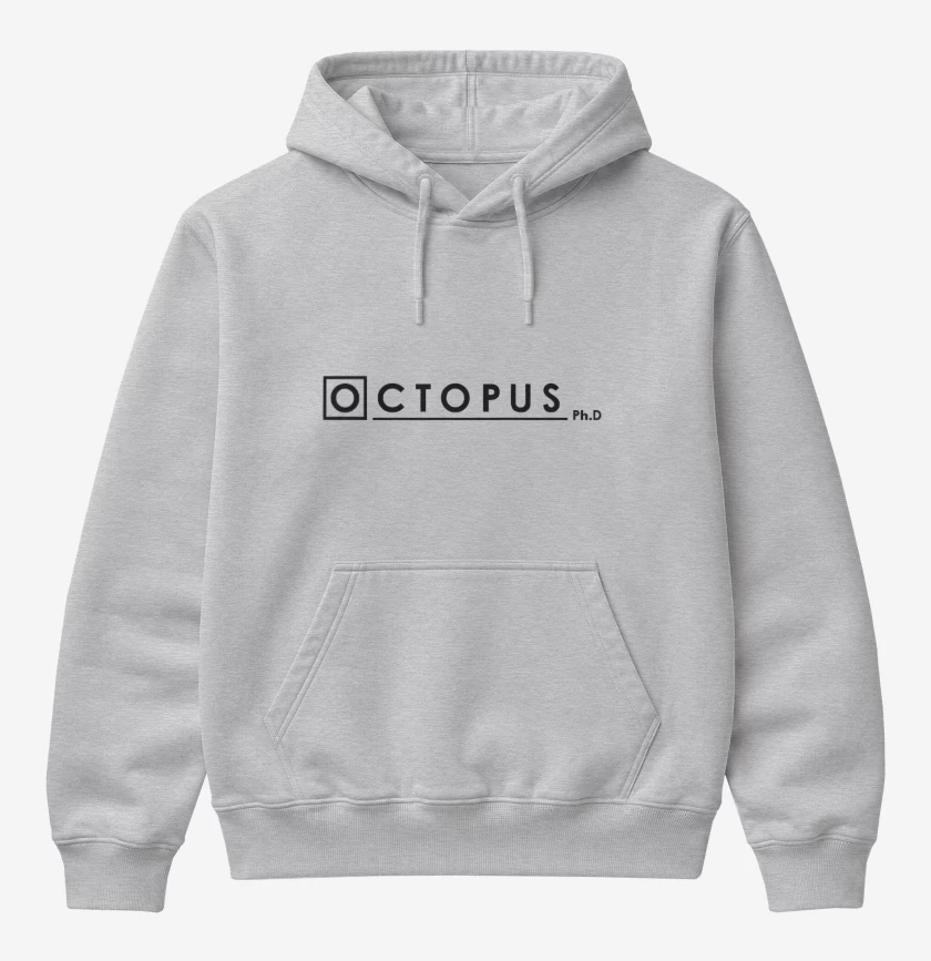 Poleron Canguro básico Gris Melange de doctor octopus 2