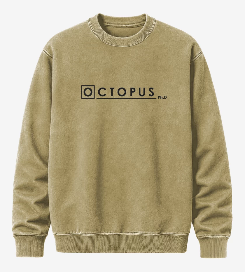 Poleron Polo Acid Wash Beige de doctor octopus 2