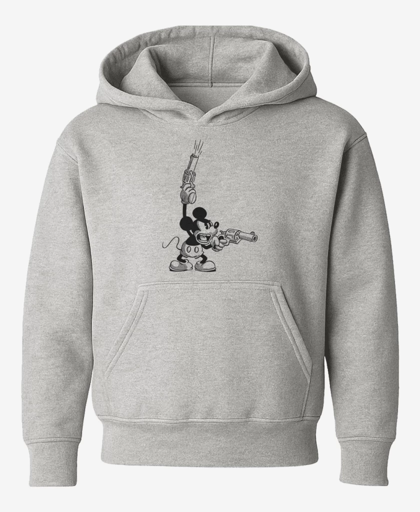 Poleron de niño Gris Melange de Crazy mickey