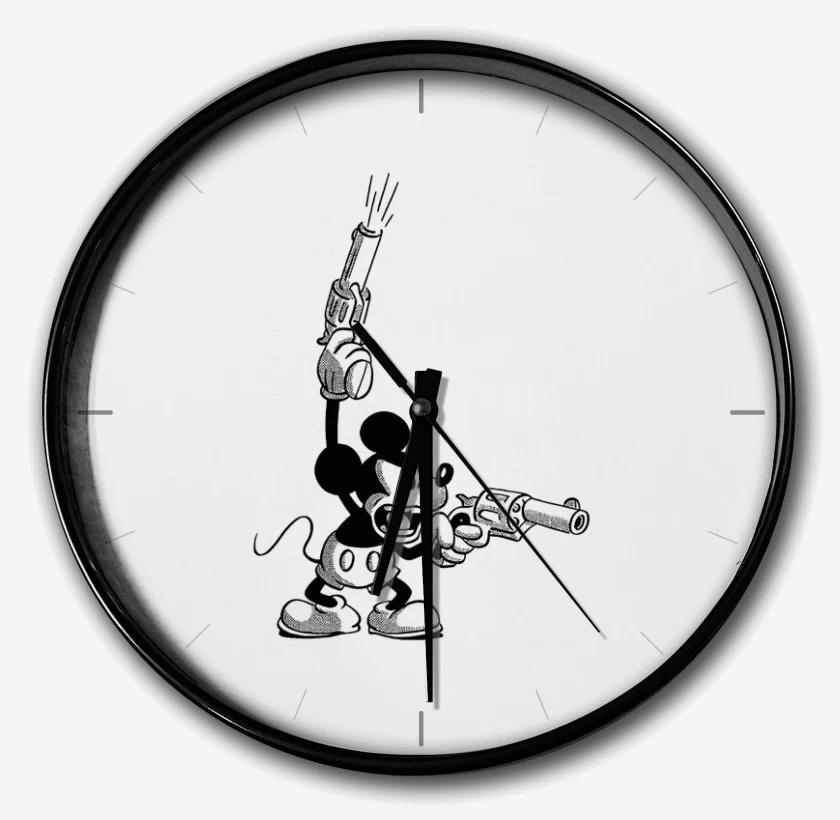 Reloj Blanco de Crazy mickey