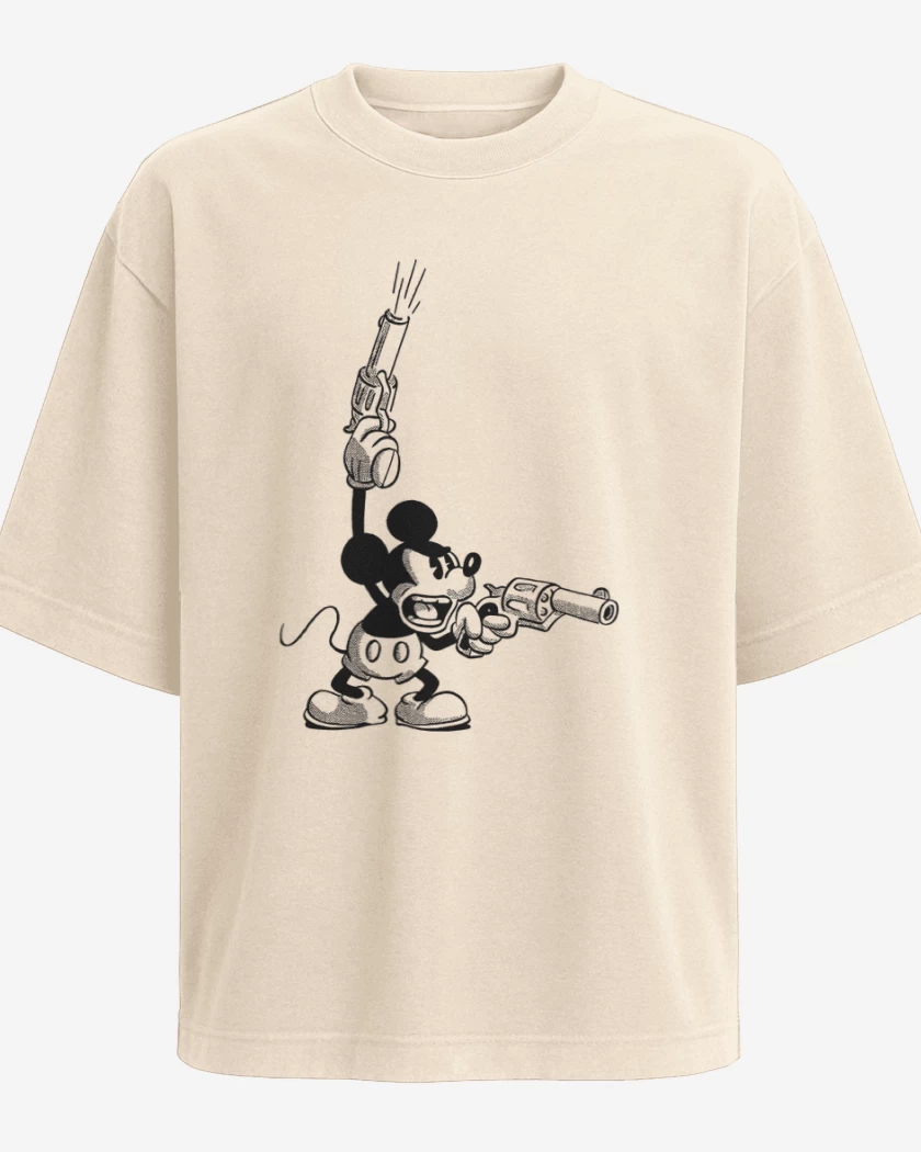 Polera Oversize Crazy mickey