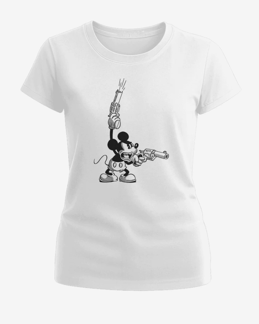 Polera de Mujer Blanco de Crazy mickey