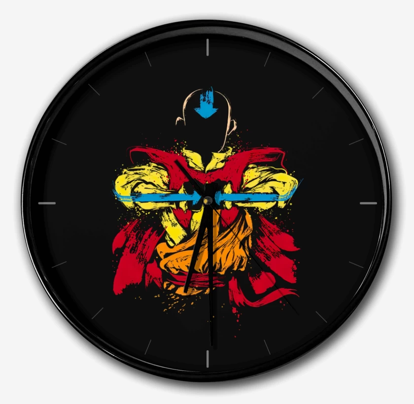 Reloj Negro de Aang del aire
