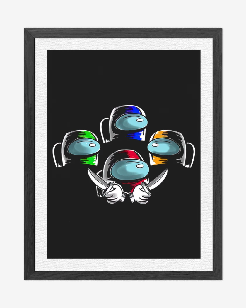 Cuadro decorativo Negro de Among rhapsody