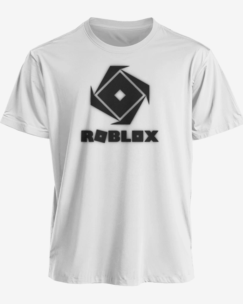 Polera premium Blanco de Roblox 1