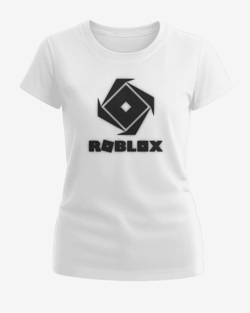 Polera de Mujer Blanco de Roblox 1