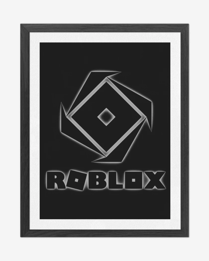 Cuadro decorativo Negro de Roblox 2
