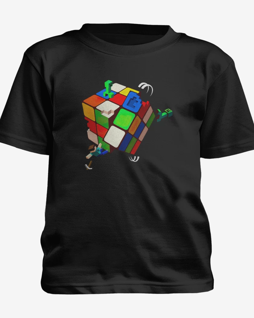 Polera de niño Negro de Minerubik