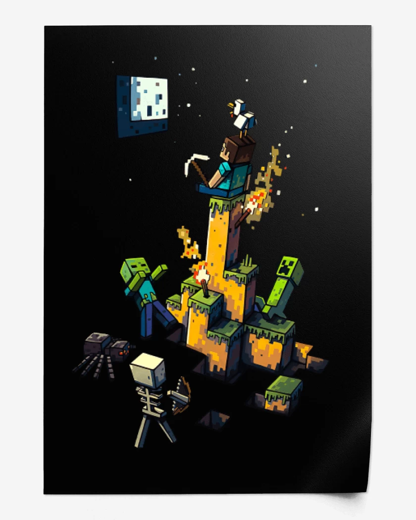 Print Minecraft artistico