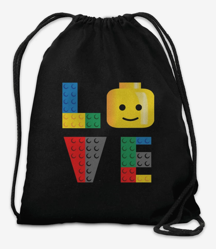Mochila Negro de Love Lego