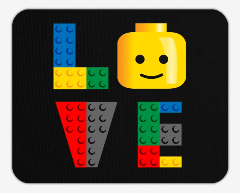 Mousepad Love Lego