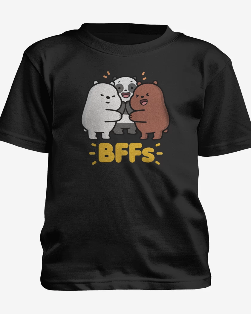 Polera de niño Negro de BFFs