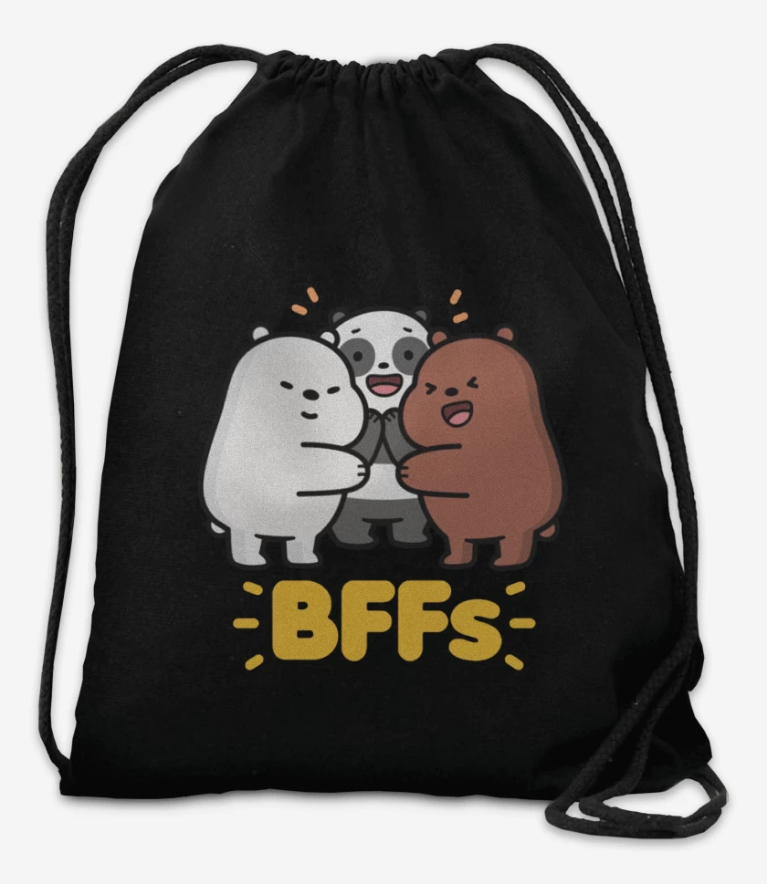 Mochila Negro de BFFs