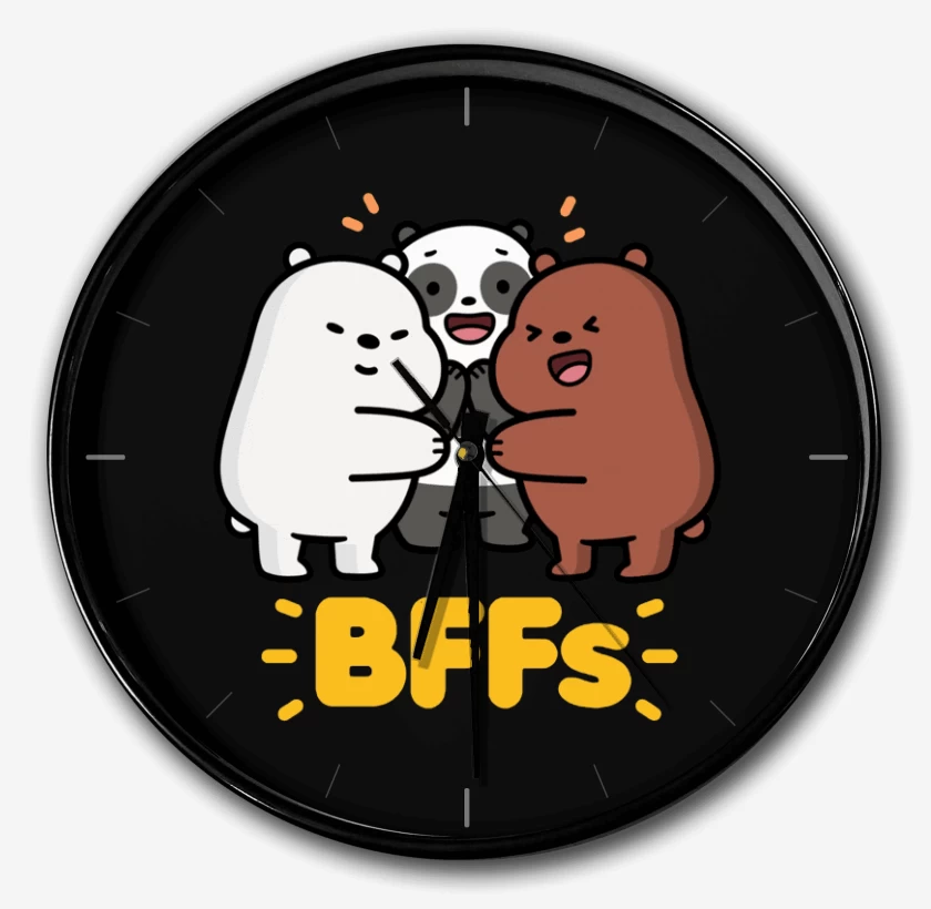 Reloj Negro de BFFs