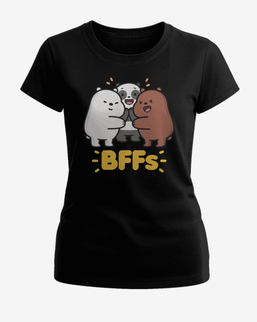 Polera de Mujer Negro de BFFs