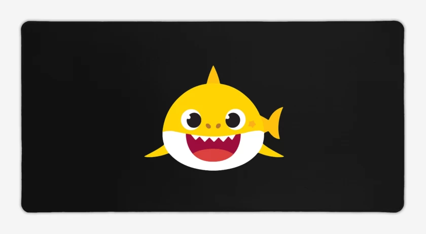 Mouse pad Gamer Negro de Shark