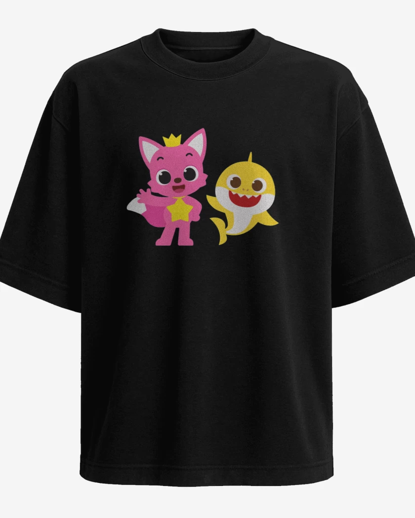 Polera Oversize Negro de Baby Fonk