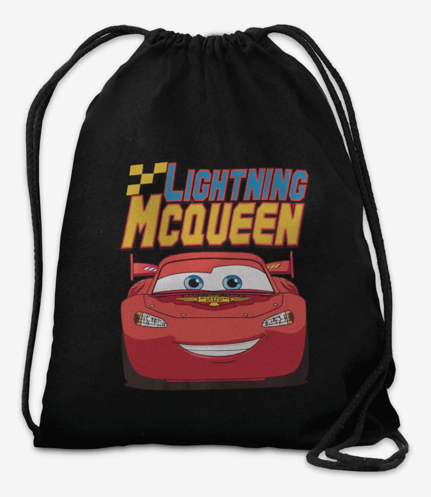 Mochila Negro de Light mcqueen