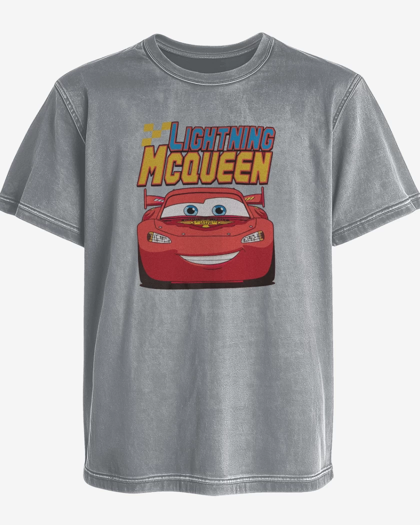 Polera desgastada Light mcqueen