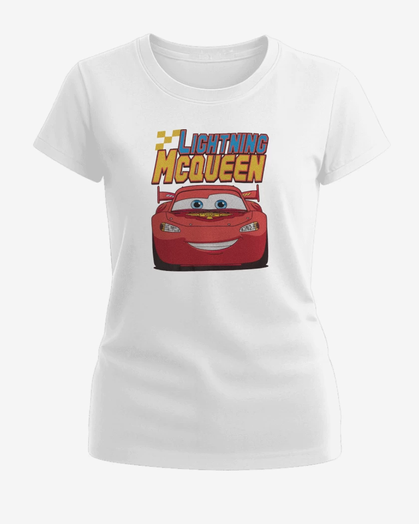 Polera de Mujer Blanco de Light mcqueen