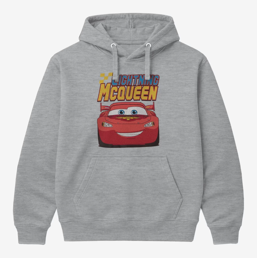 Polerón Canguro Gris Melange de Light mcqueen