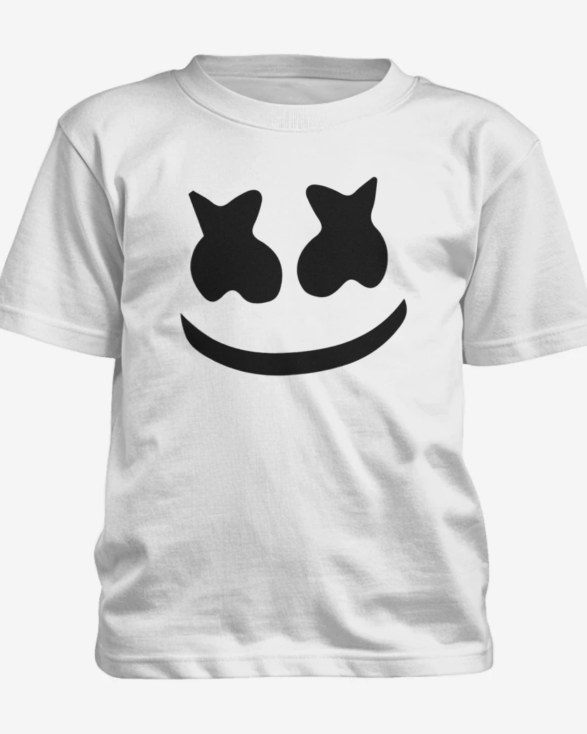 Polera de niño Blanco de Marshmello