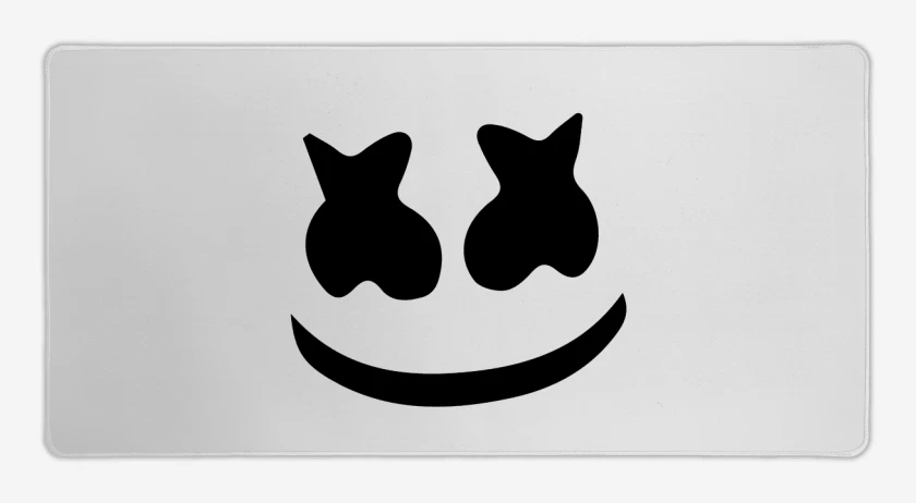 Mouse pad Gamer Blanco de Marshmello
