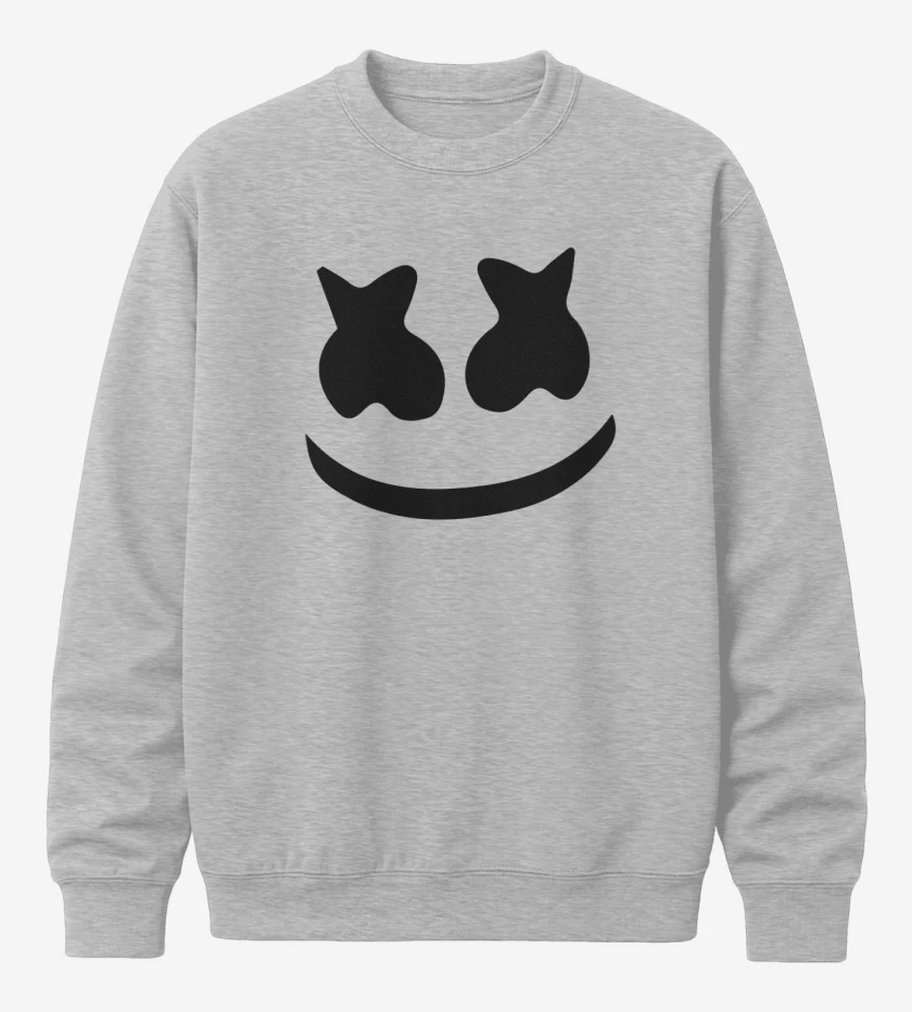 Poleron polo Gris Melange de Marshmello
