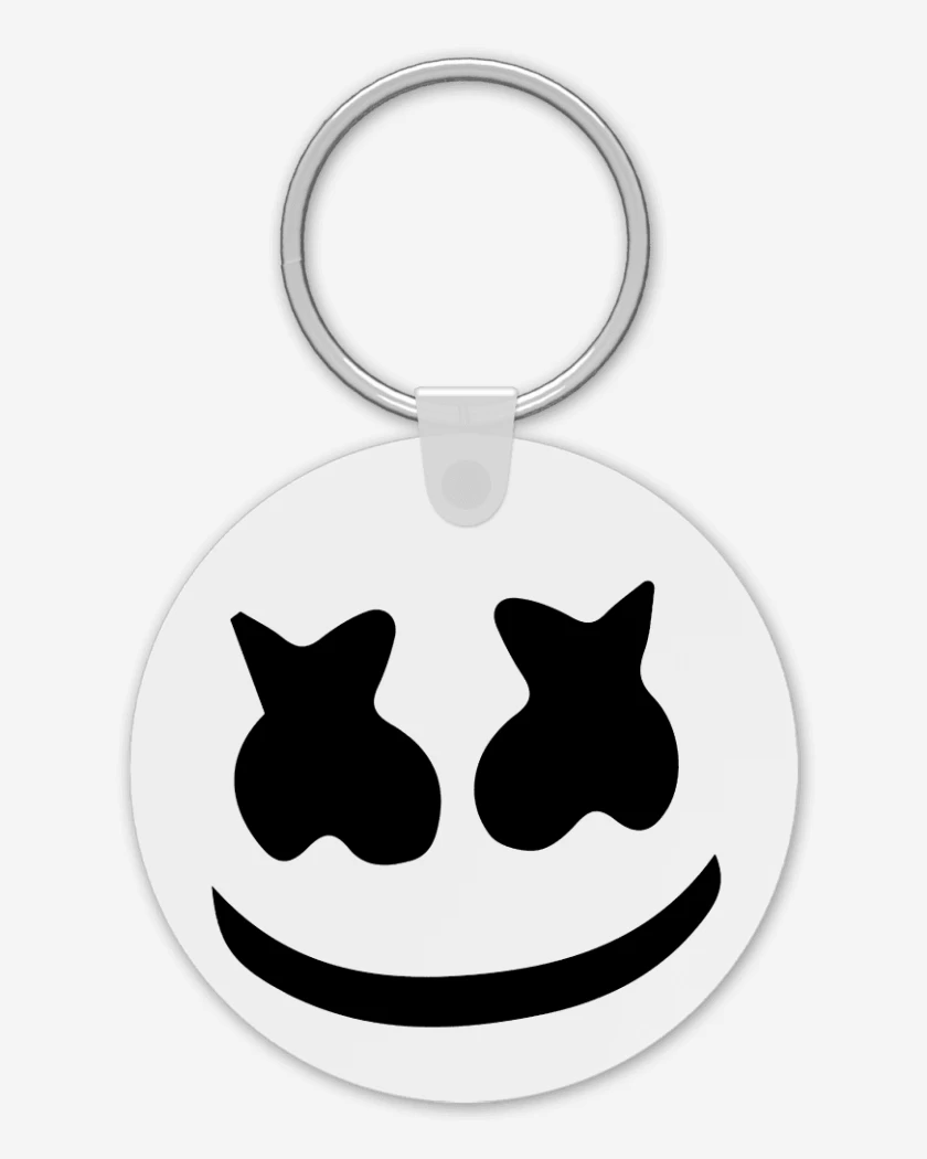 Llavero Blanco de Marshmello