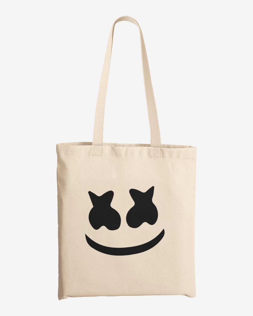 Totebag Blanco de Marshmello