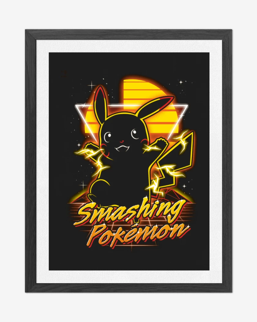 Cuadro decorativo Smashing pokemon
