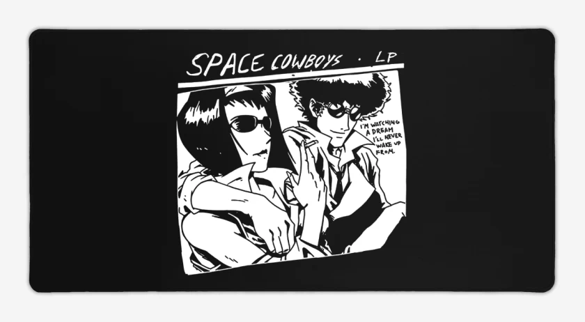 Mouse pad Gamer Negro de Sonic Cowboys