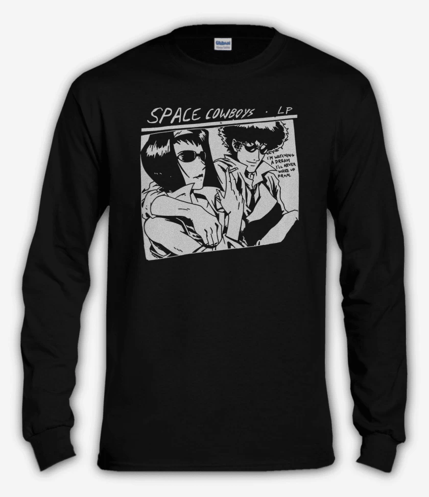 Polera manga larga Negro de Sonic Cowboys