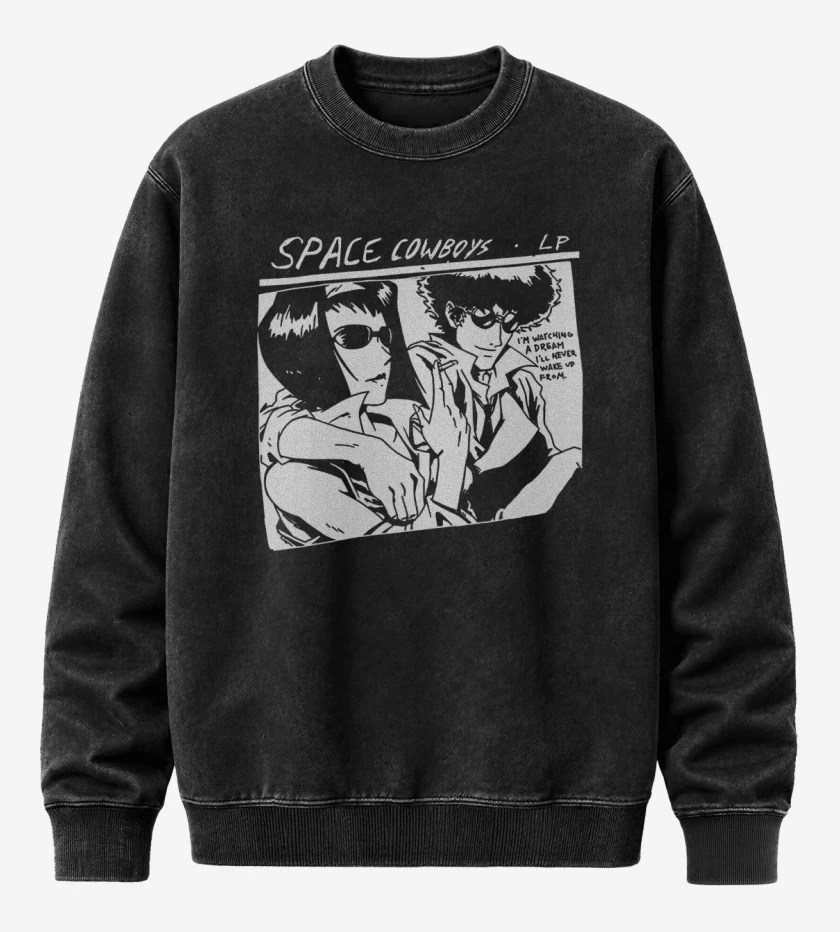 Poleron Polo Acid Wash Negro de Sonic Cowboys