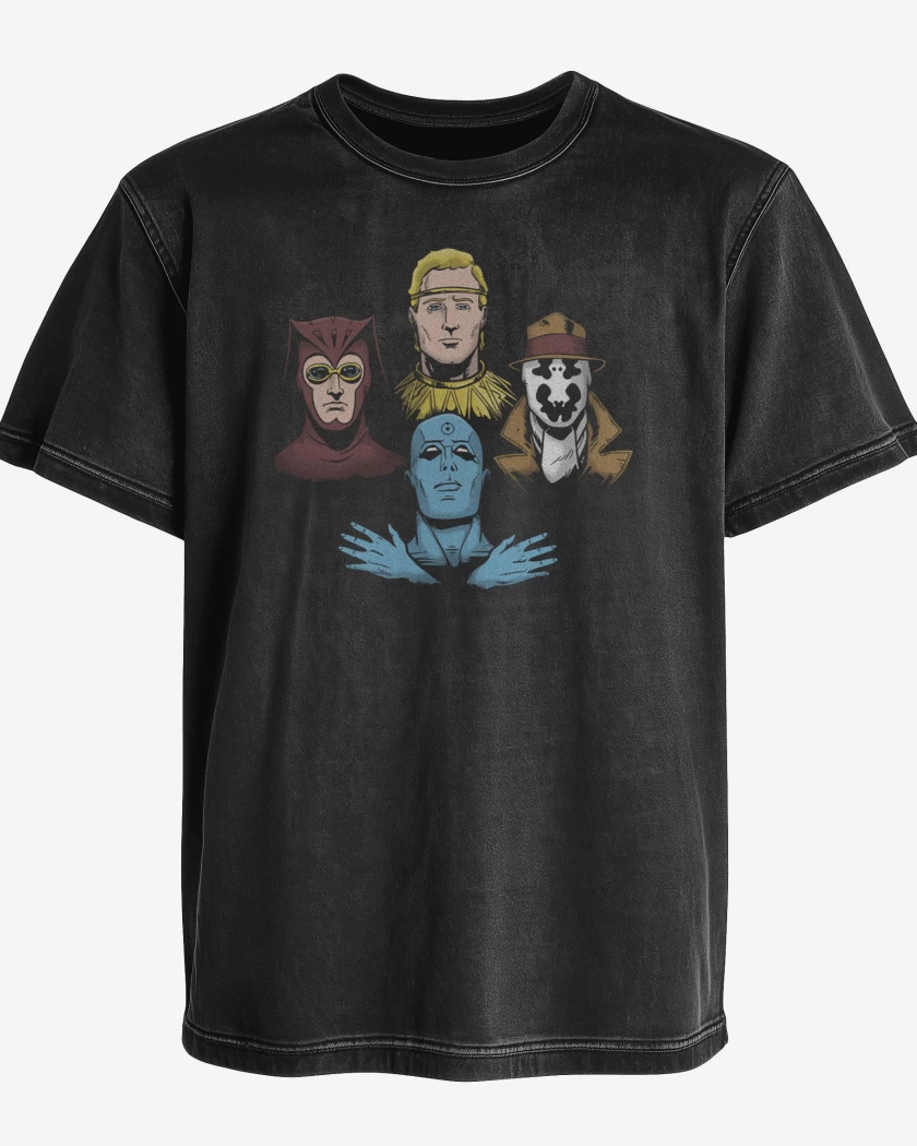Polera desgastada Negro de WM rhapsody
