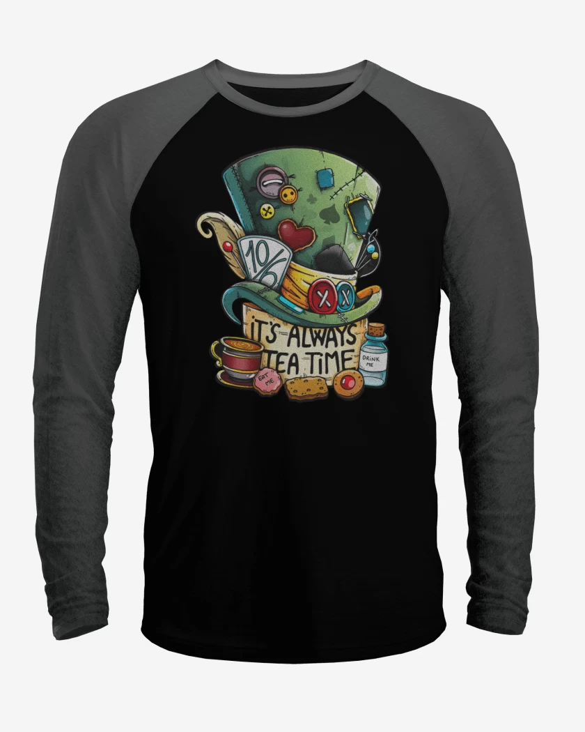 Polera Raglan Siempre es hora del té