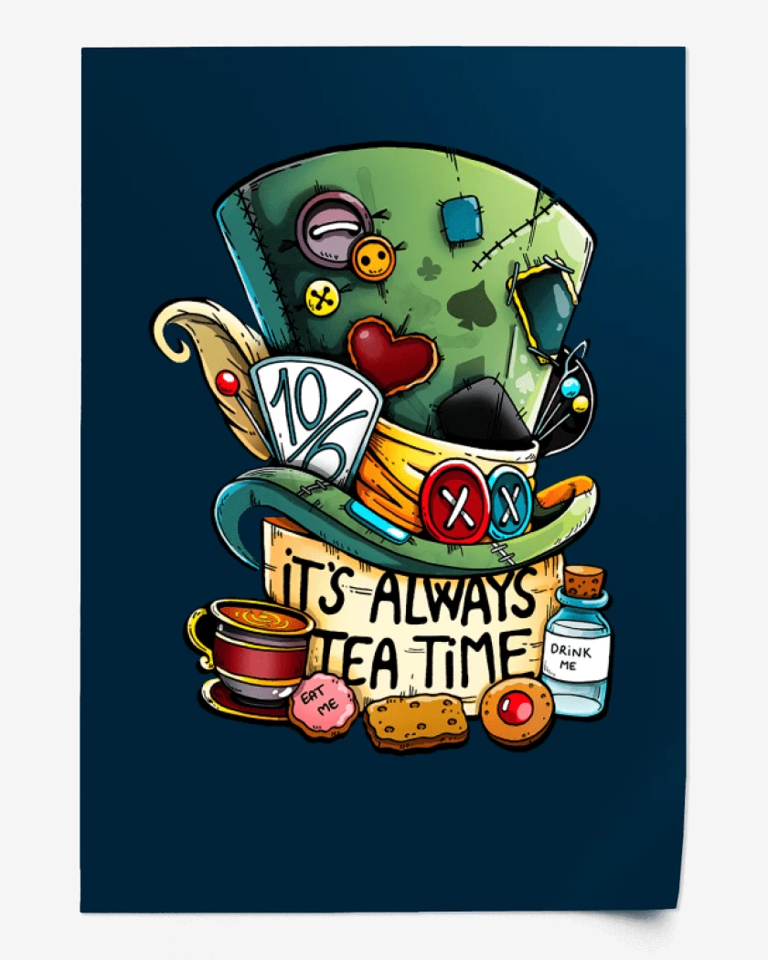 Print Siempre es hora del té