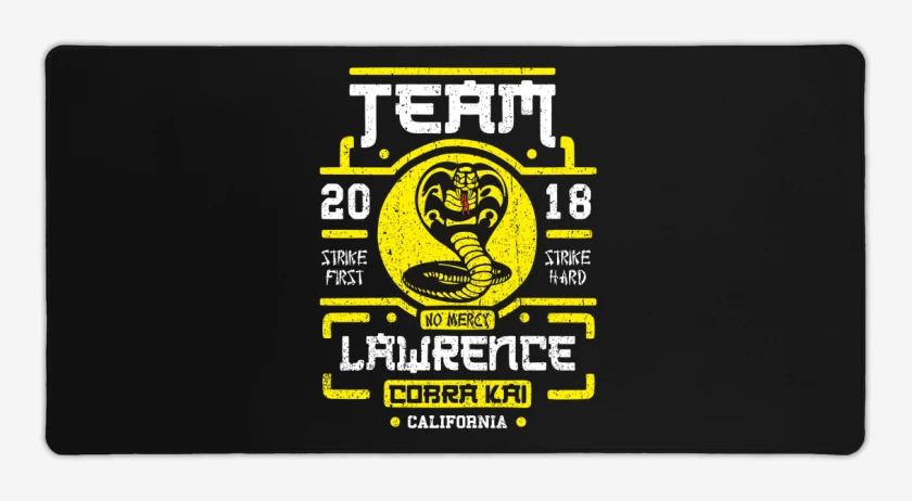 Mouse pad Gamer Negro de Team Lawrence