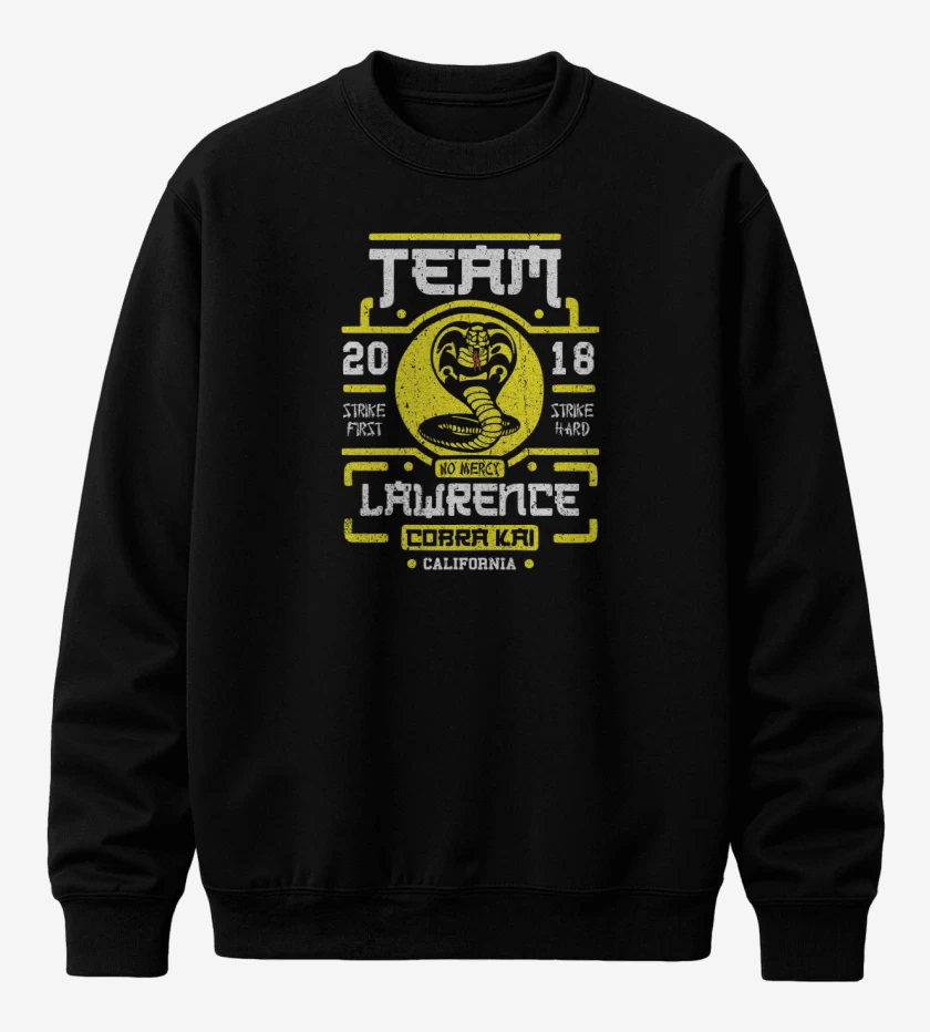 Poleron polo Negro de Team Lawrence