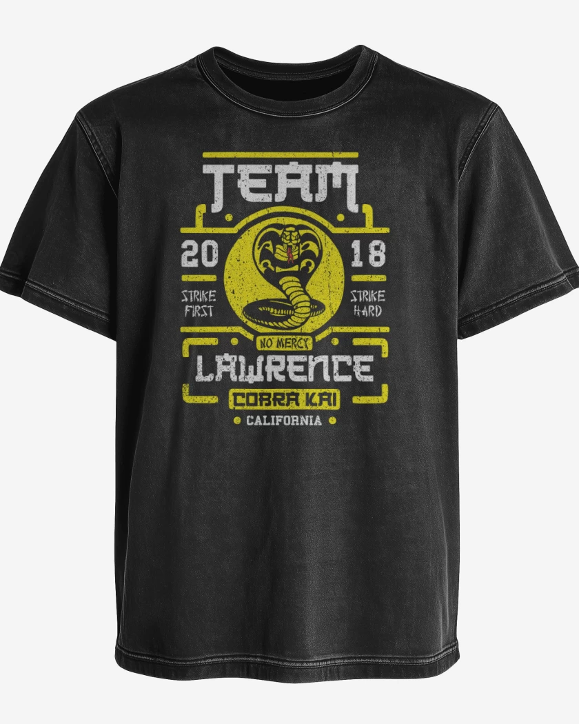 Polera desgastada Negro de Team Lawrence