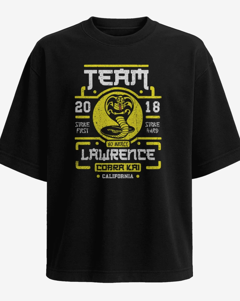 Polera Oversize Negro de Team Lawrence