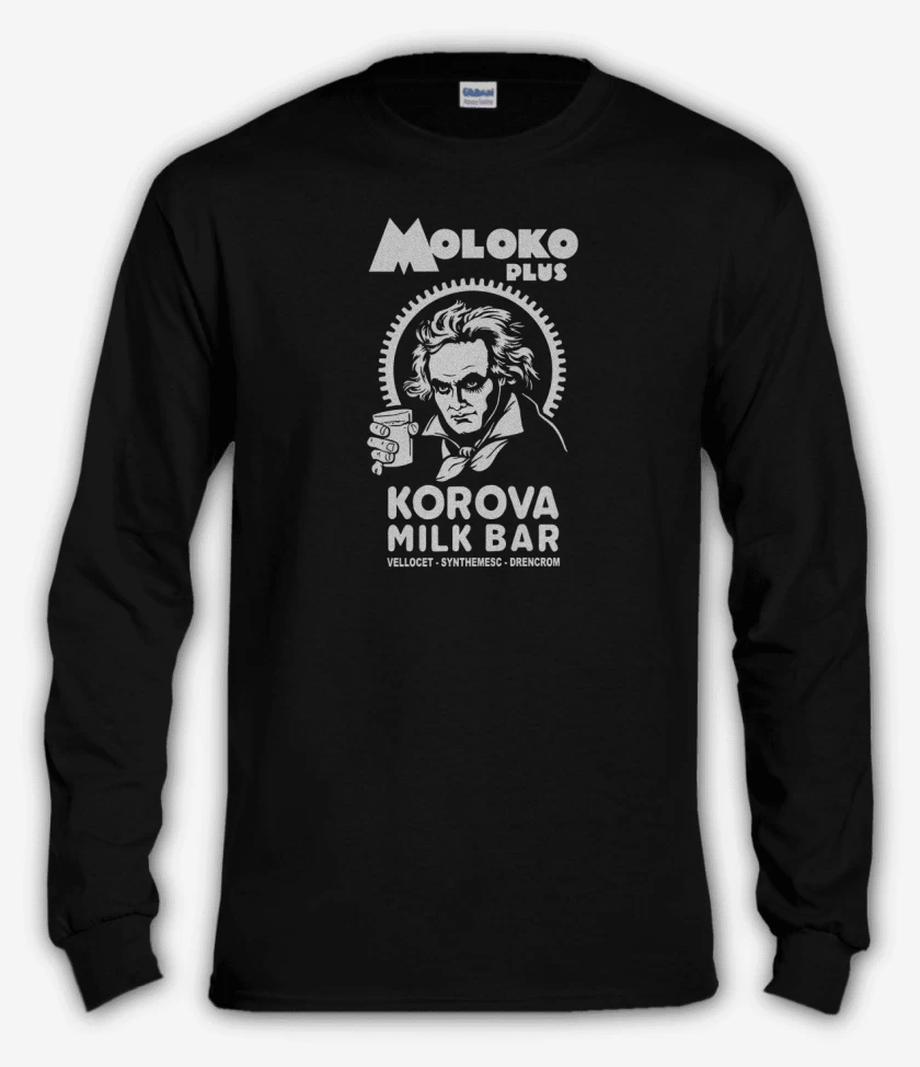 Polera manga larga Negro de Moloko plus